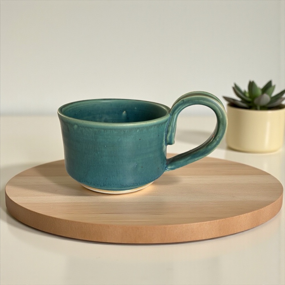 Handmade Pottery Mug Functional Art Soup Coffee One of a Kind Hand Thrown
